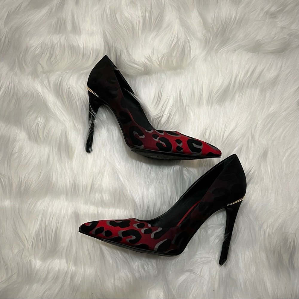 Louis Vuitton Eyeline Pumps (Rouge Passion)